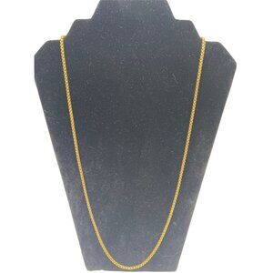 Corn Chain Titanium‎ Steel Necklace Gold Tone Unisex Fashion Jewelry